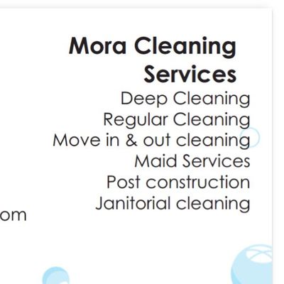 Avatar for Mora cleaning services