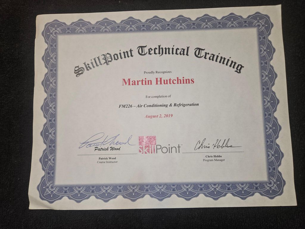 Certification 