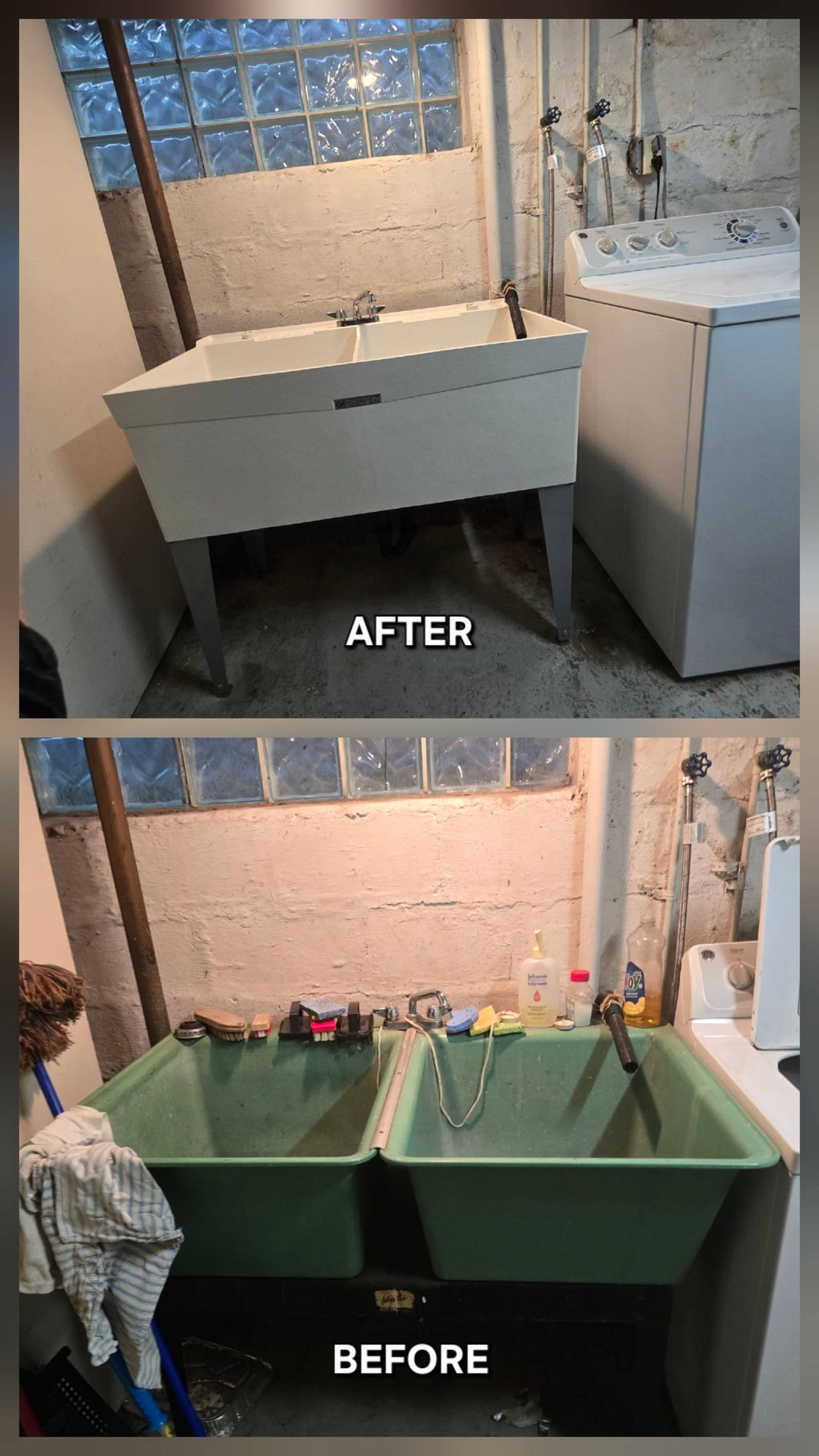 Laundry tub update