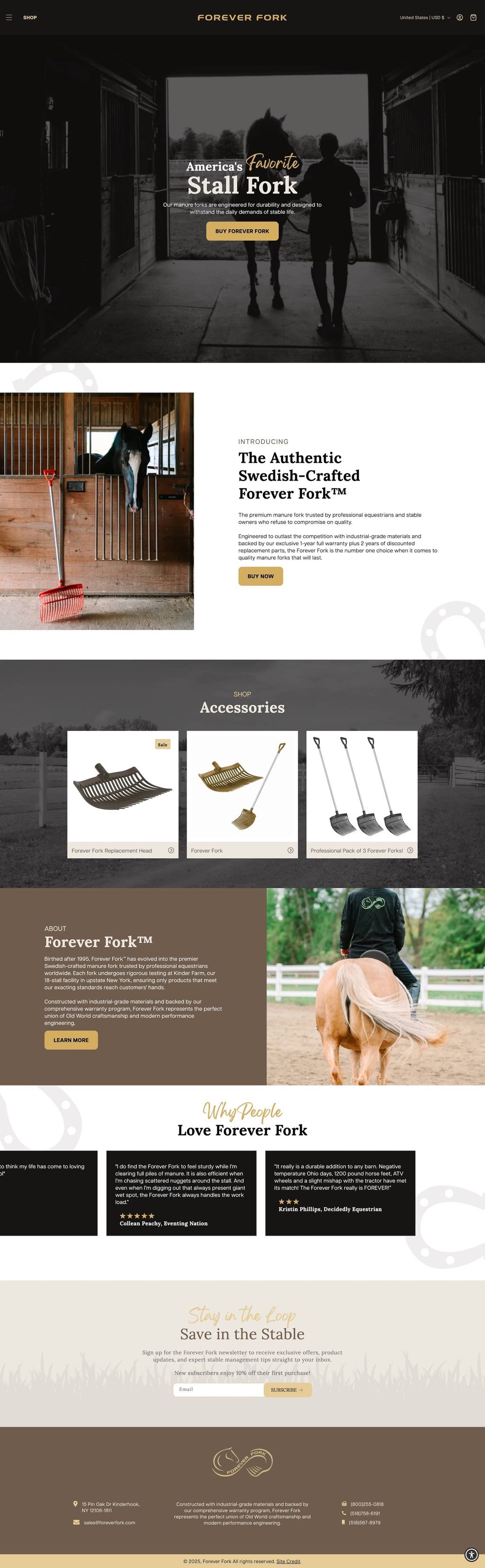 Forever Fork - Ecommerce Website