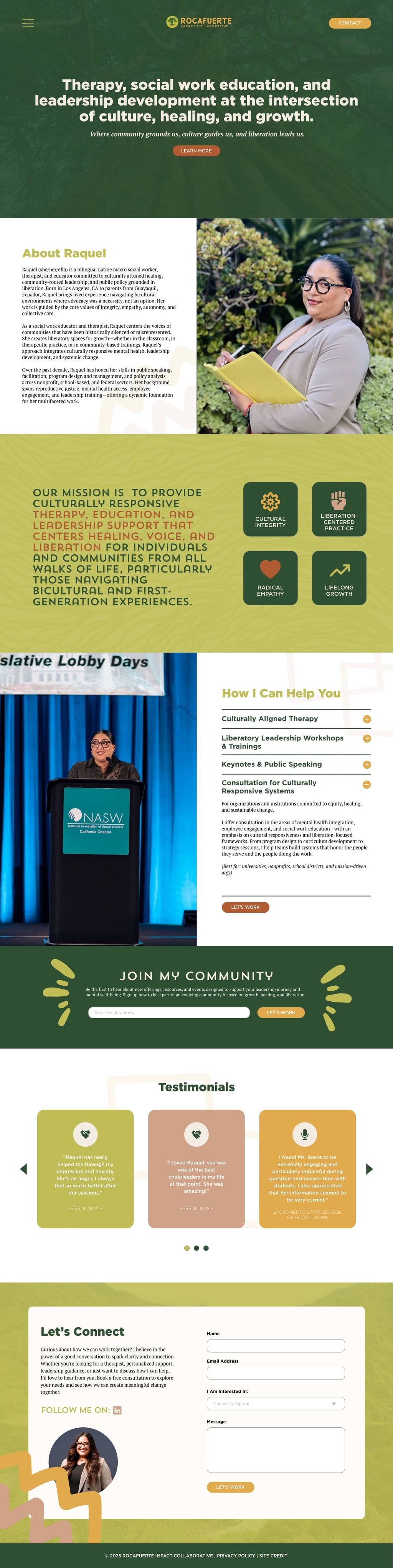 Rocafuerte Impact Collaborative Website
