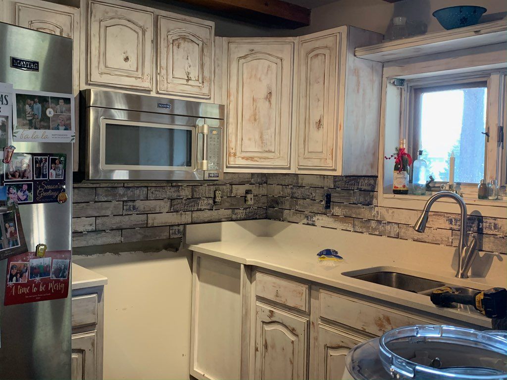 This rustic look was fun to do