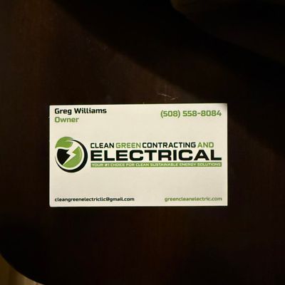 Avatar for Clean Green Contracting and Electrical