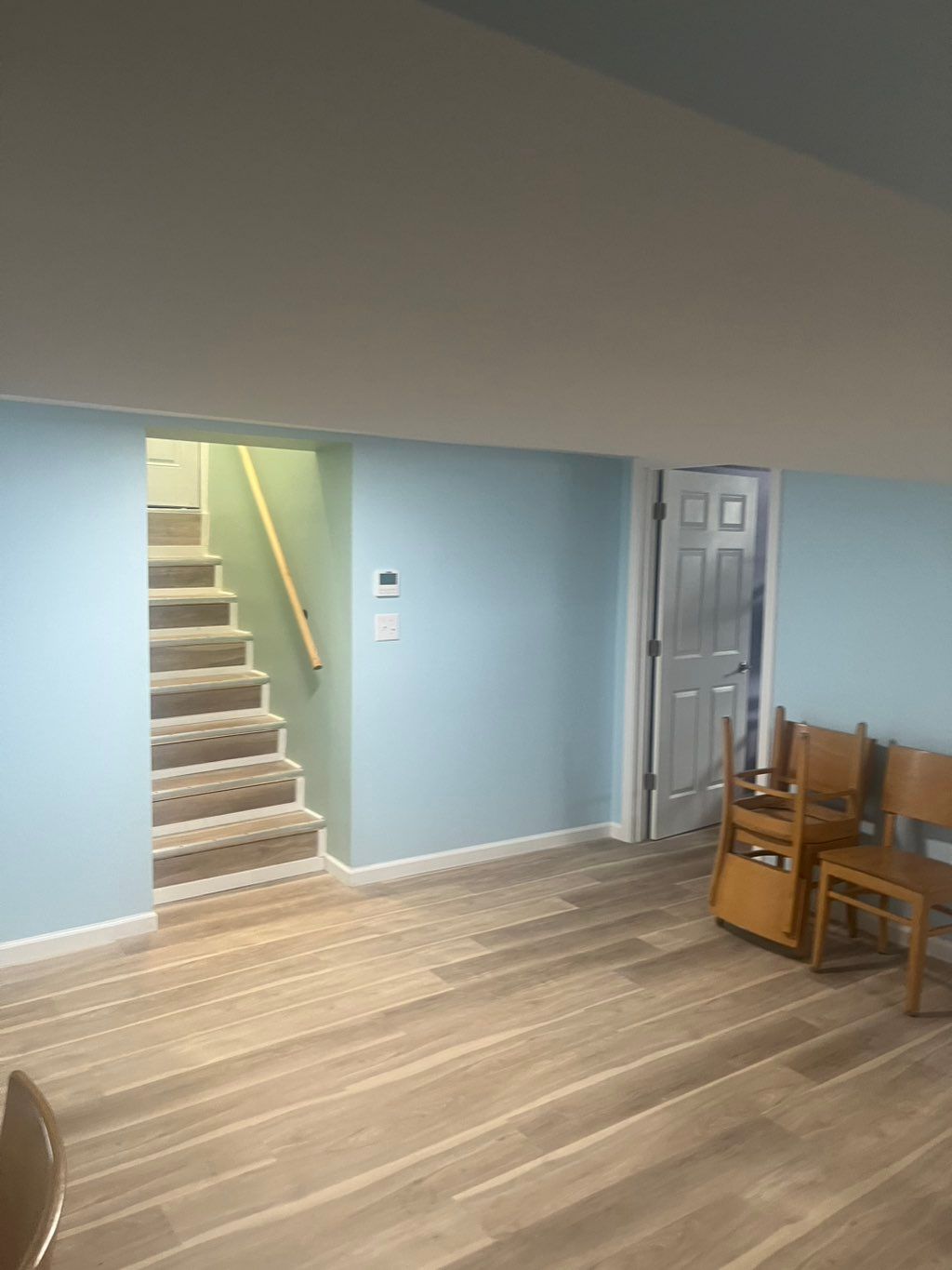 Basement renovation. 