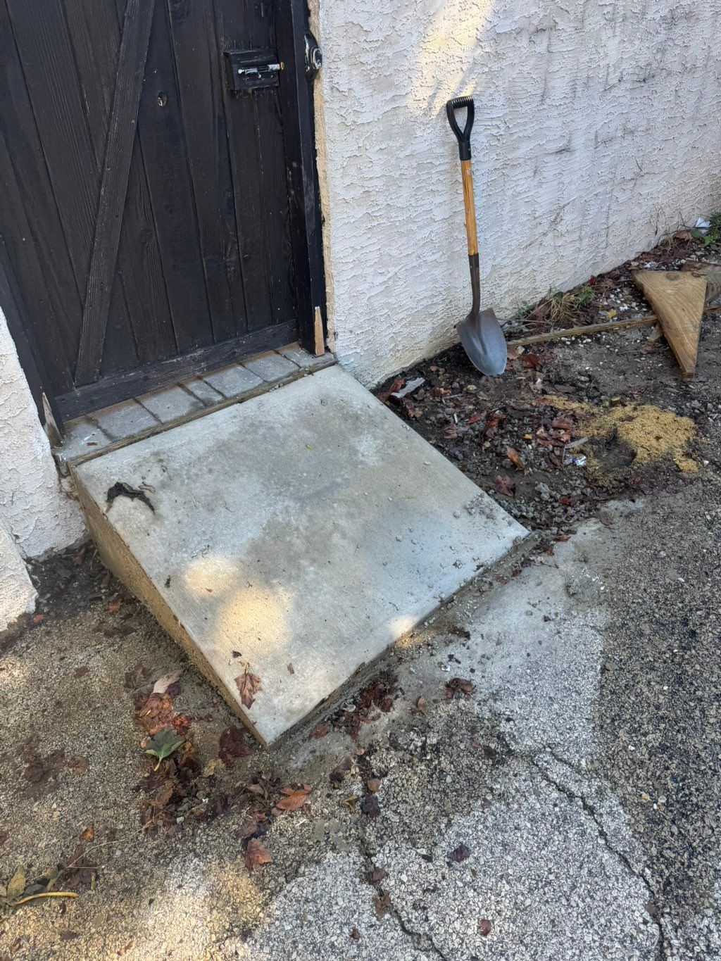 Concrete Removal ( Before)
