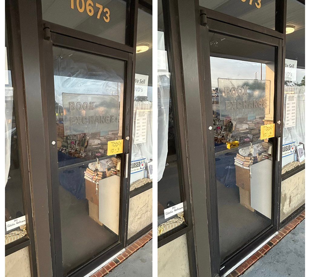 Storefront Window Cleaning