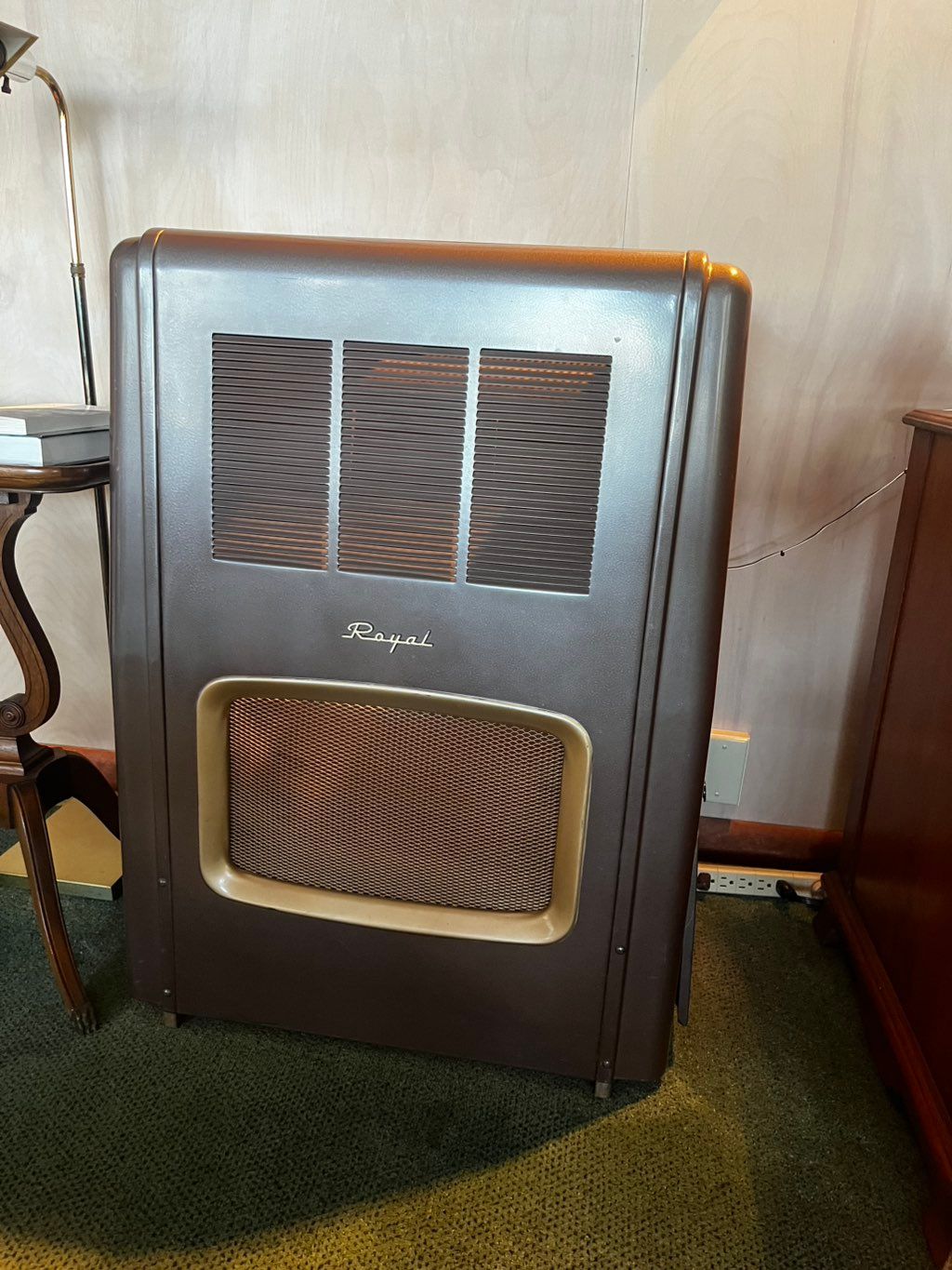 This gas heater has been working since the 1950s! 
