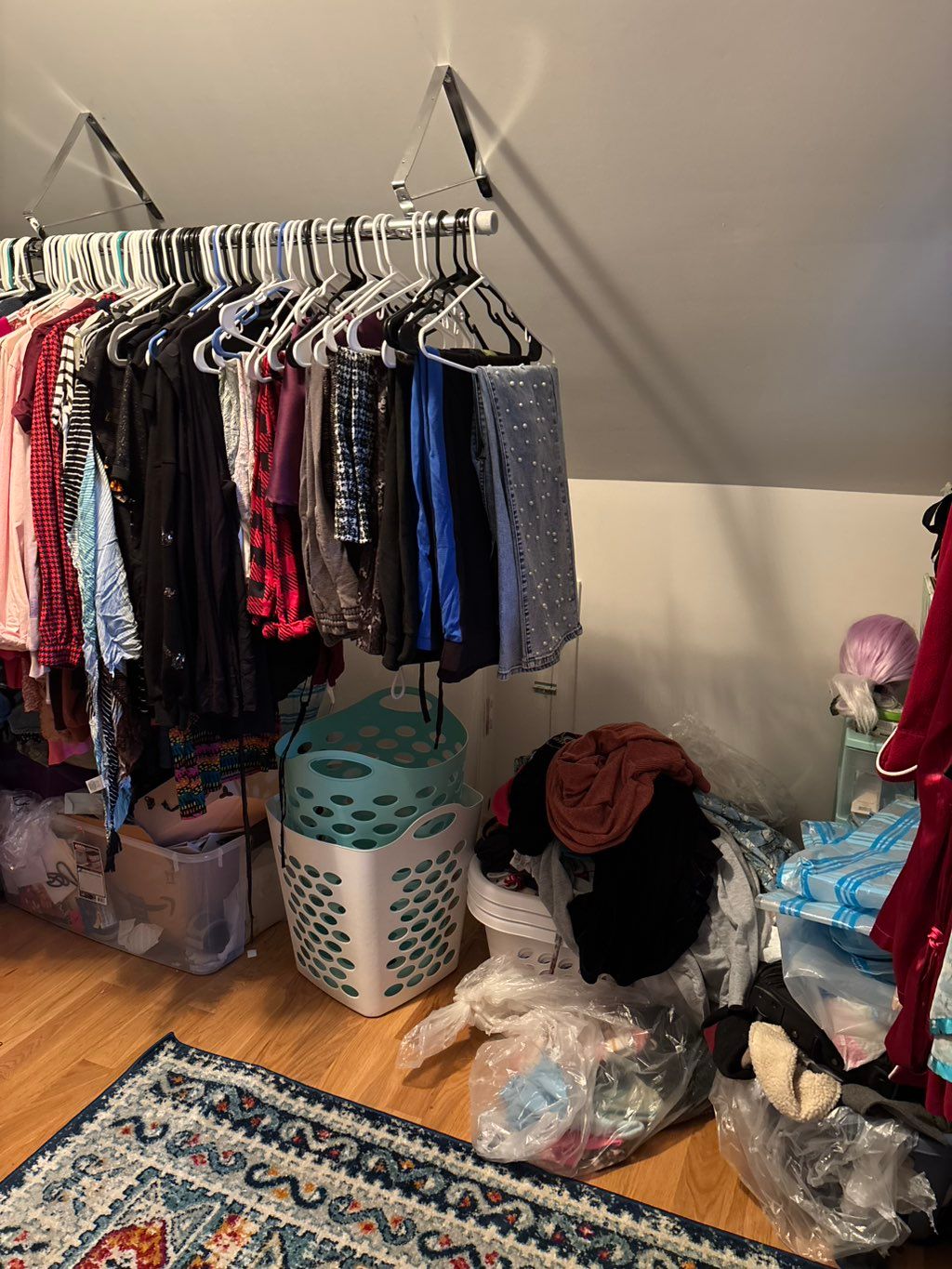 After (Only organizing, no cleaning requested)