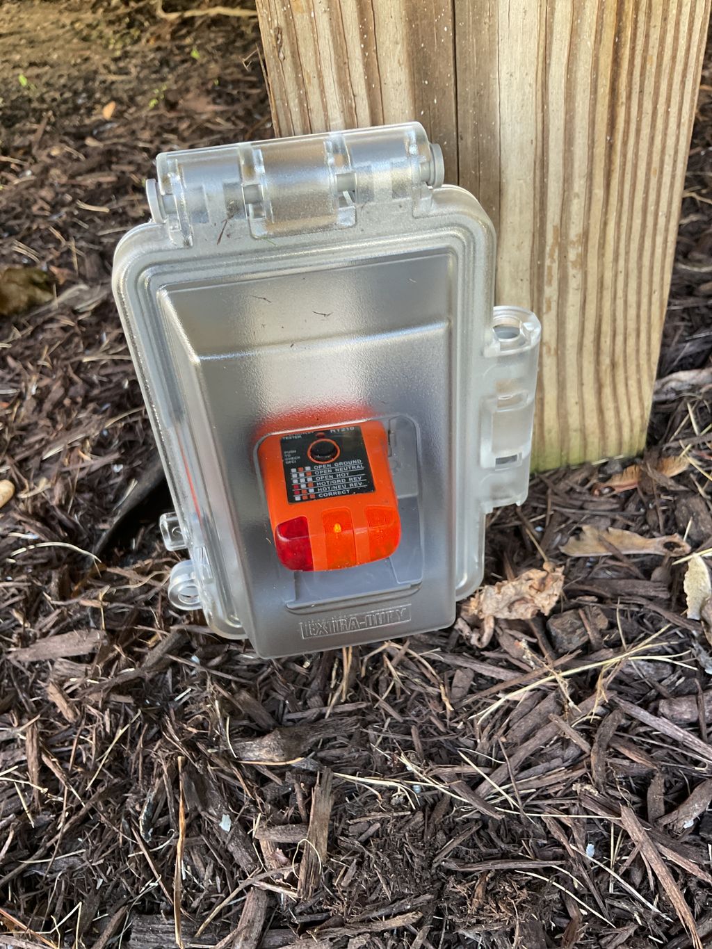 Outdoor outlet and receptacle install 