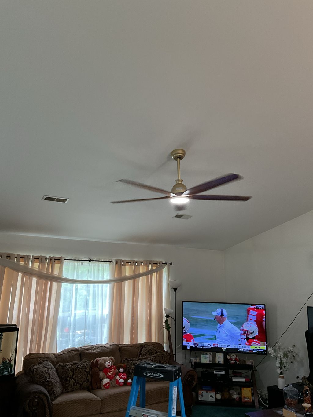 Ceiling fan install