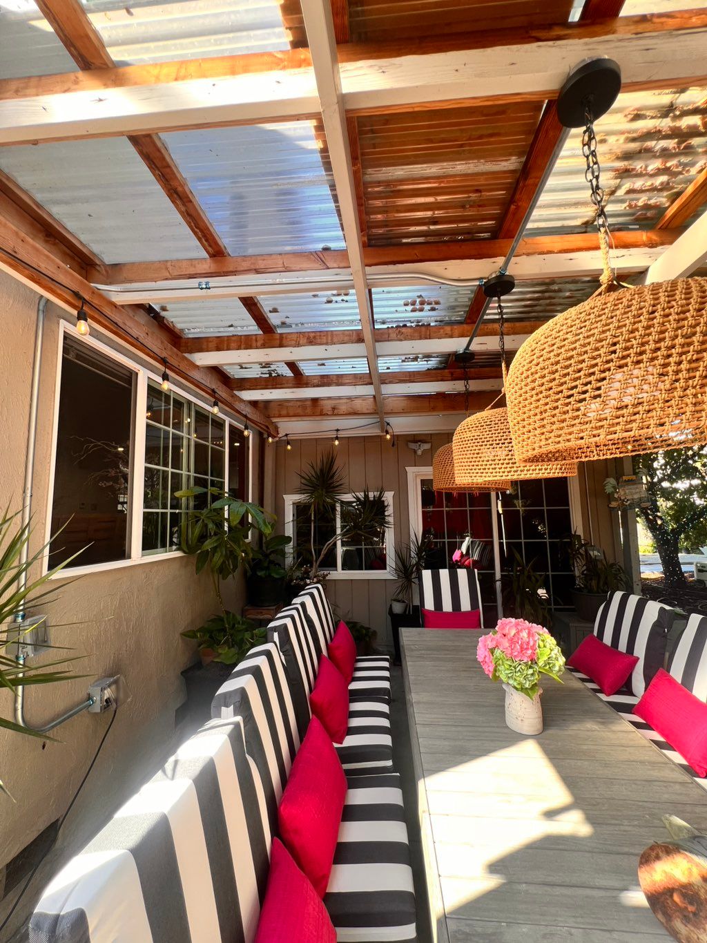 I added these Very nice patio Chandelier lights ab
