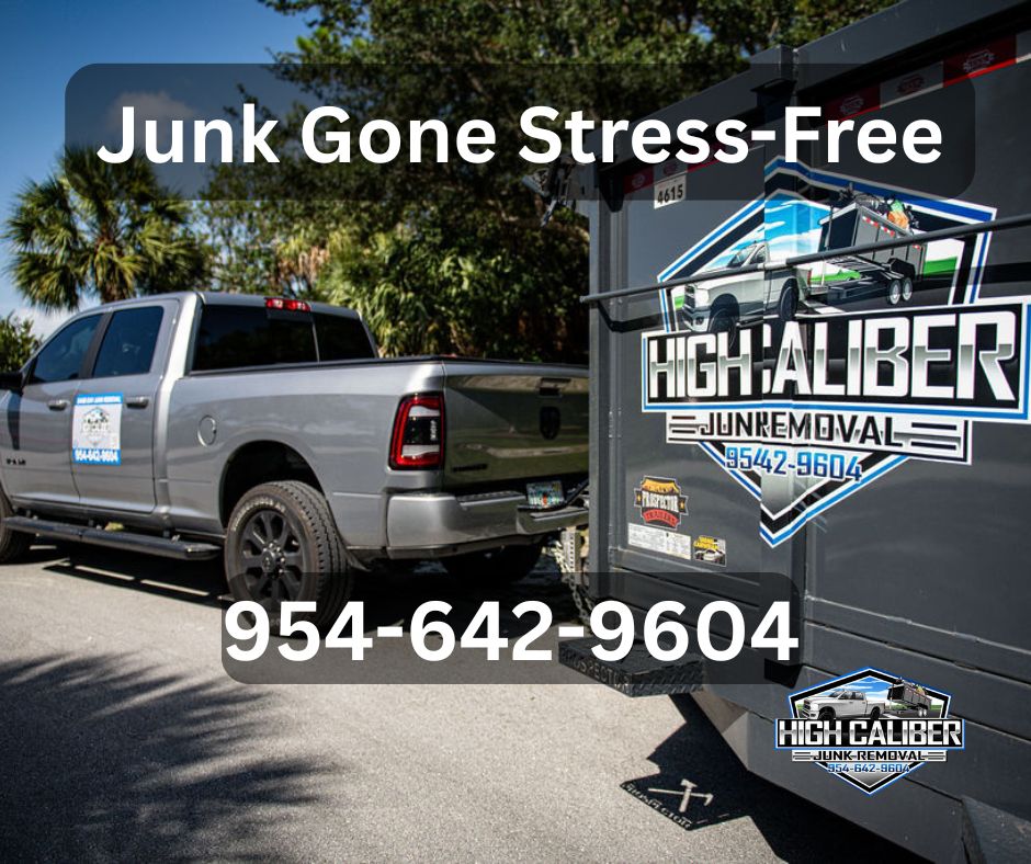 Junk removal doesn’t have to be stressful. 🚚💨 High