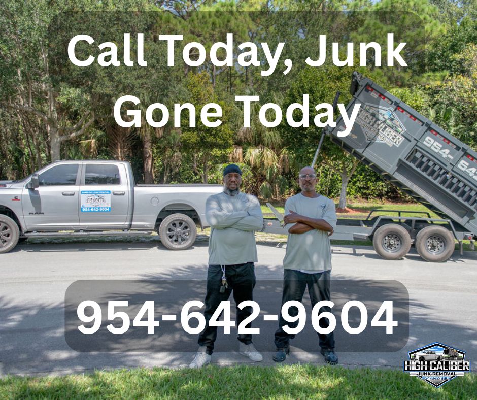 The crew that gets it done 💪🚚 Call today, junk gon
