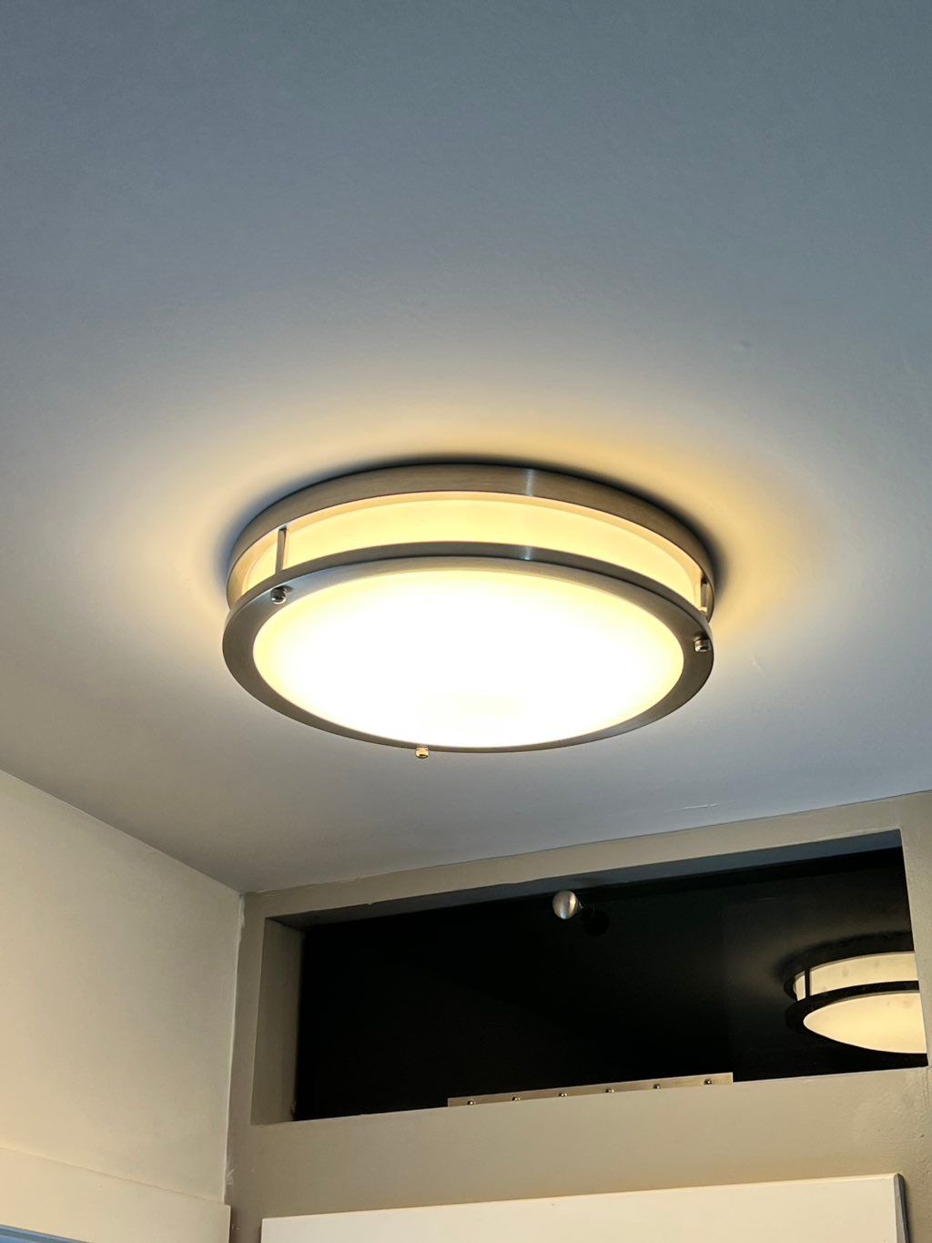 New ceiling light install existing light replaceme