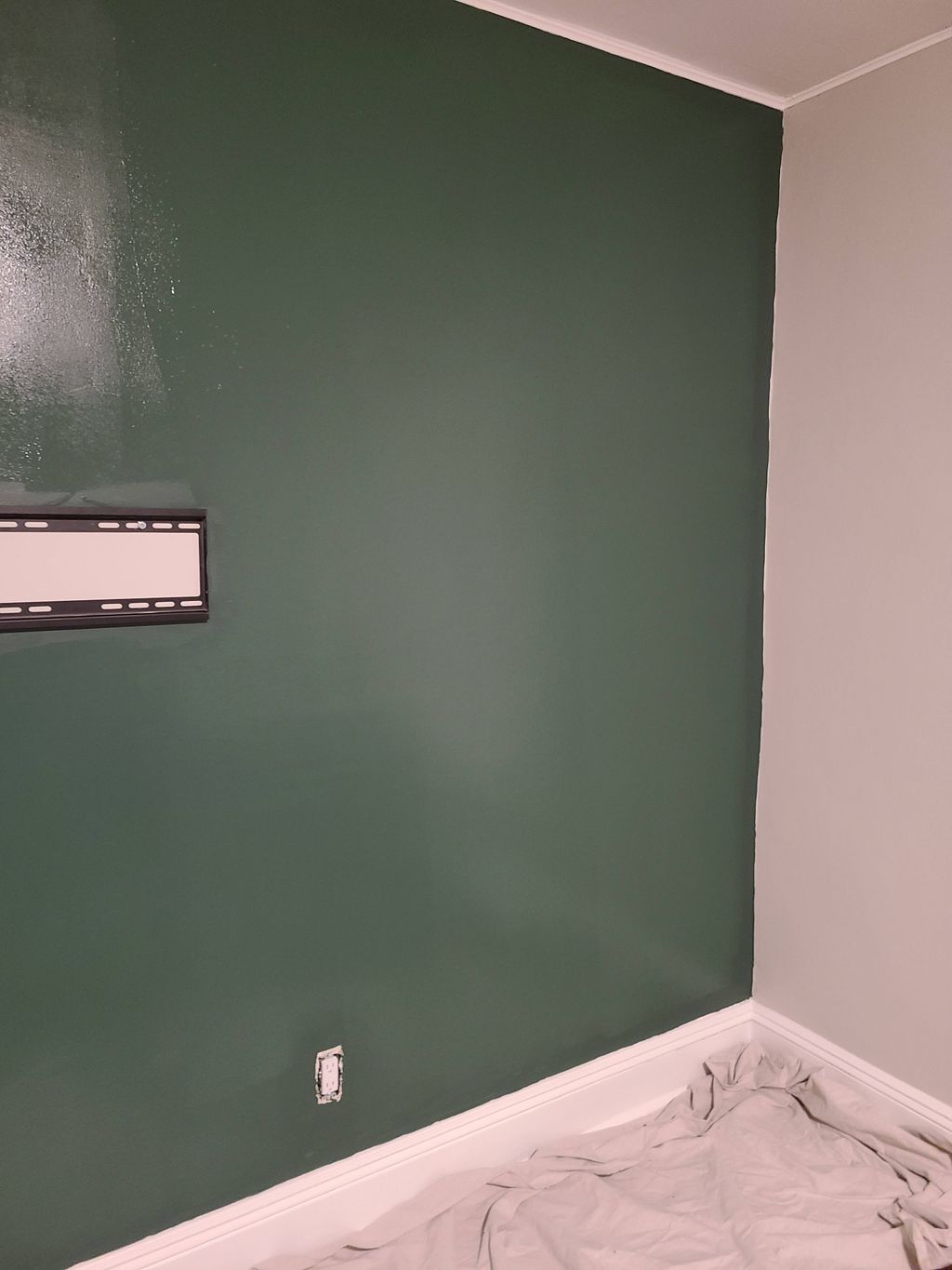 Bedroom Wall (After)- Accent Wall