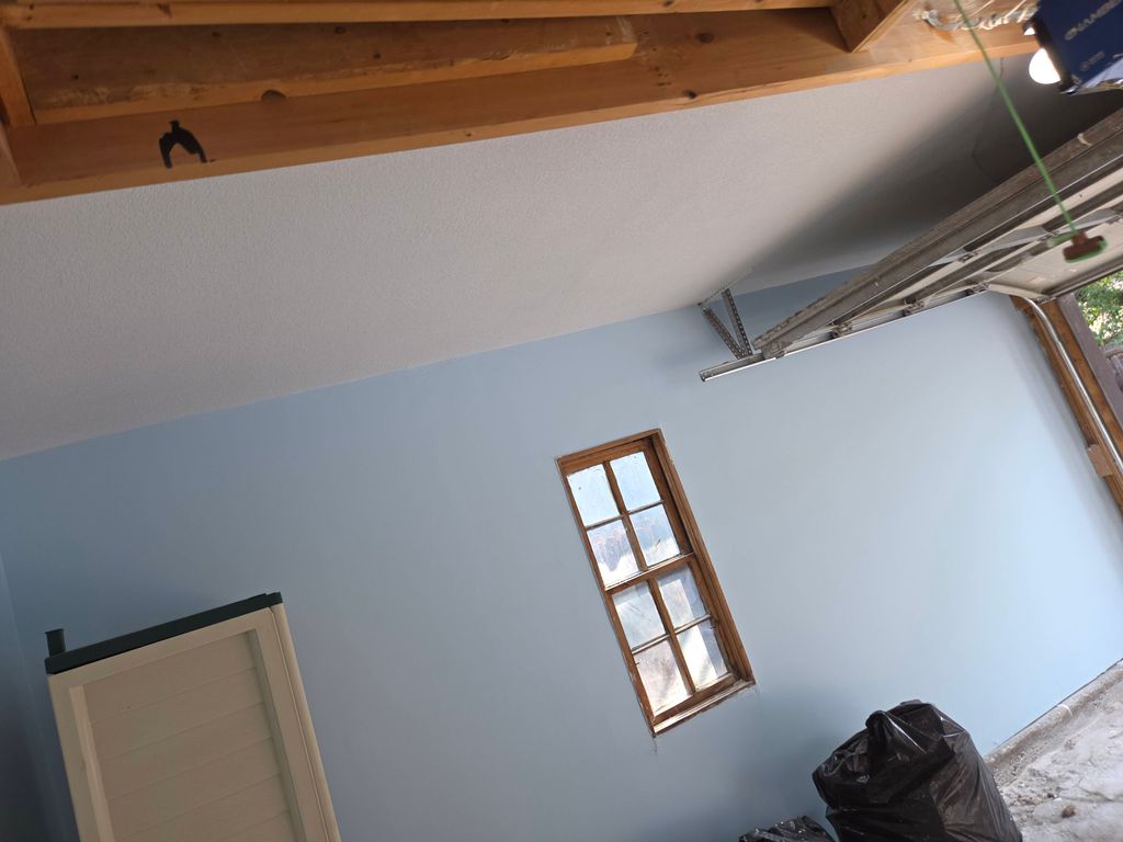 garage after painting and repair