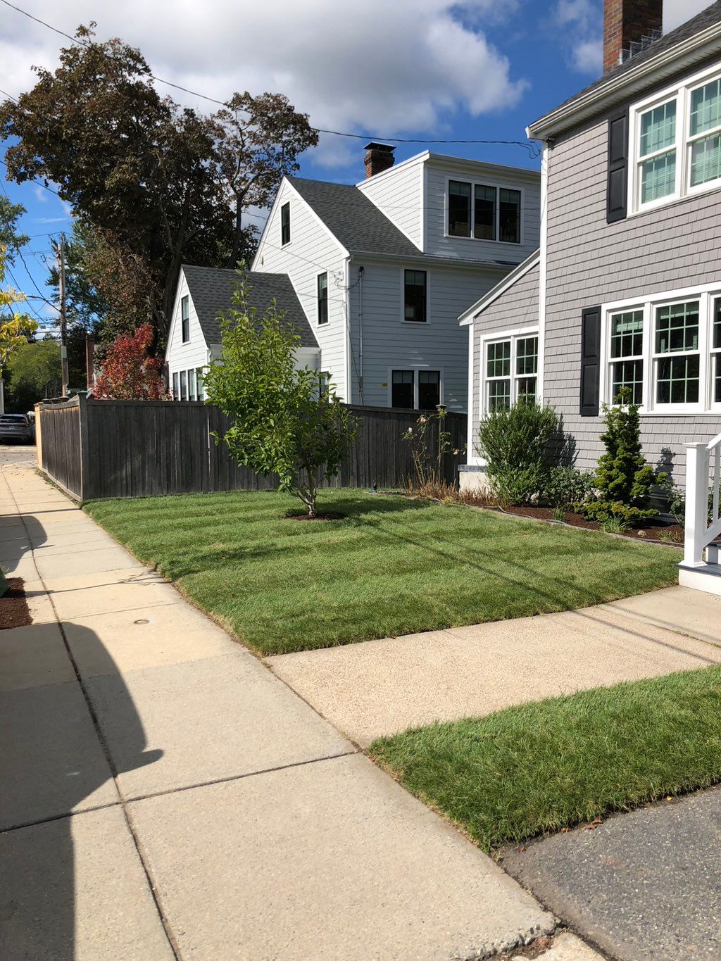 Sod installation in West Roxbury MA