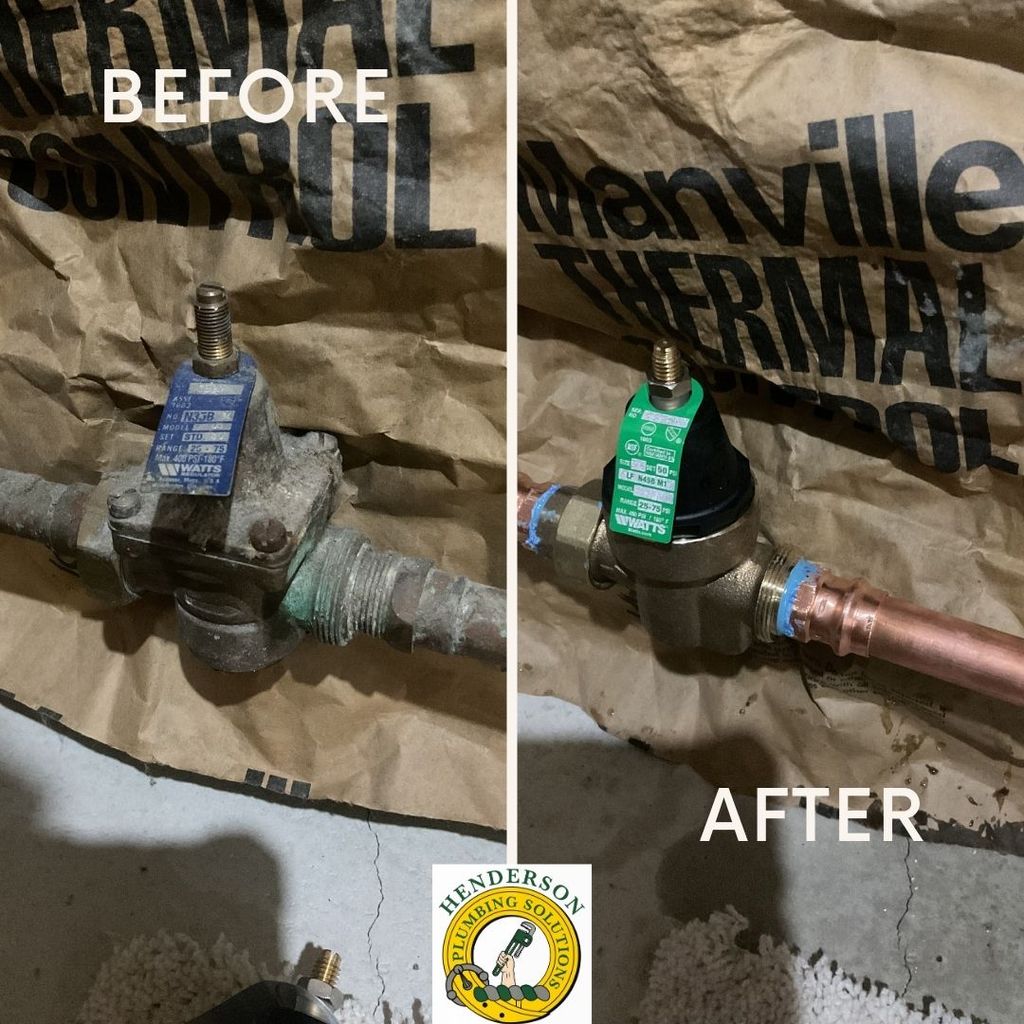 Water pressure regulator valve 