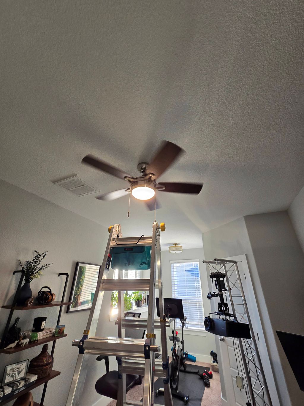 Installing a ceiling fan