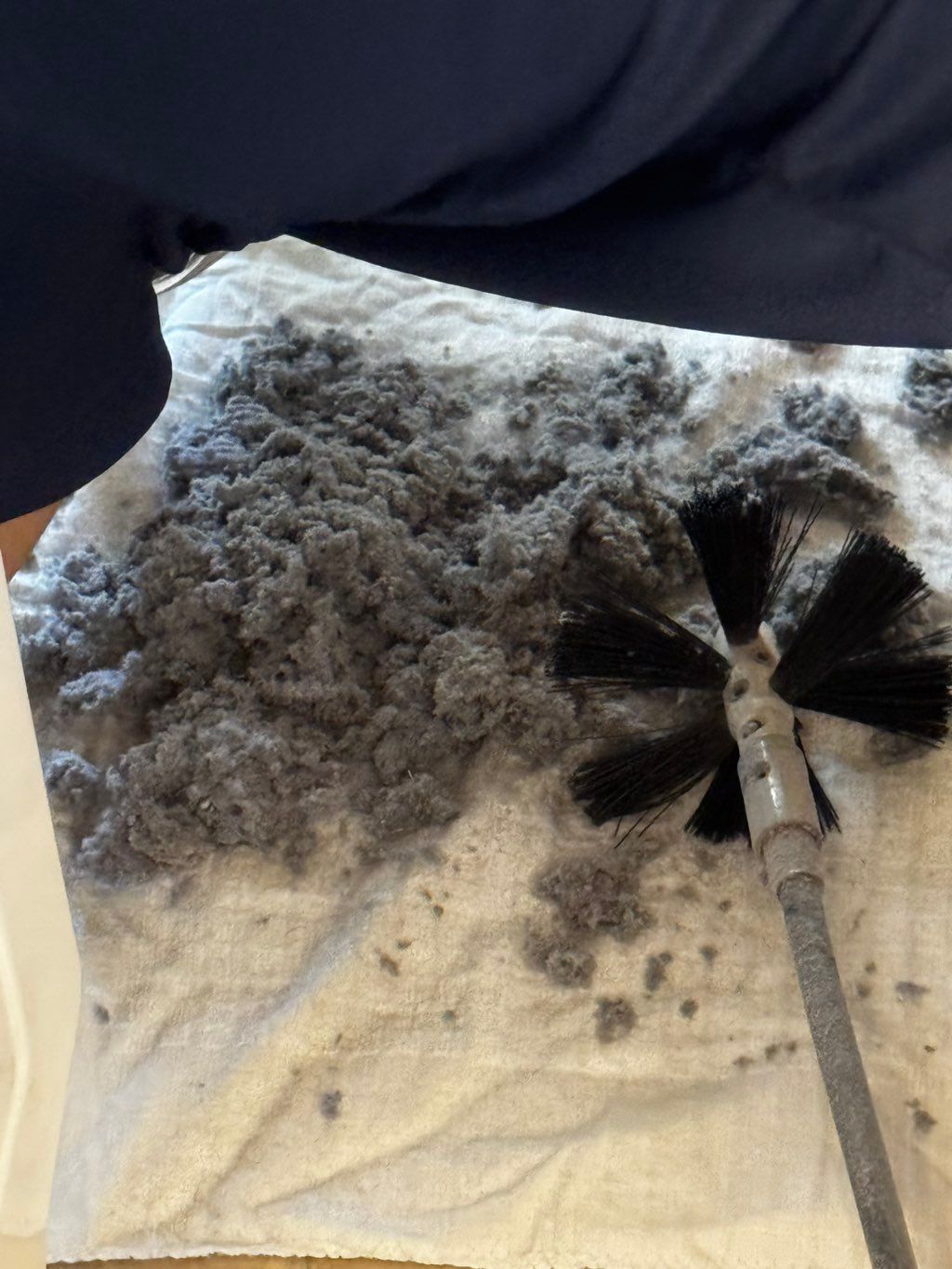Dryer Vent Cleaning - During