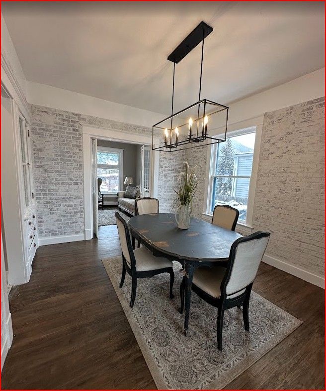 Victorian Remodel Dining Room in Idaho Springs