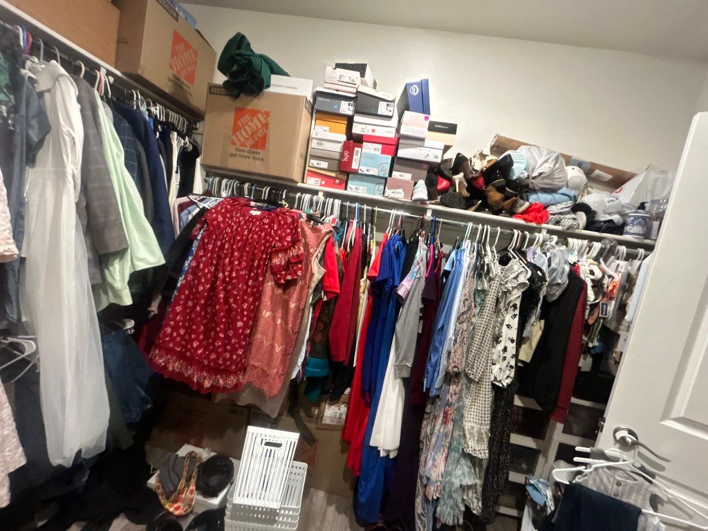 PHASE 1:Sorting through the old makes space for th