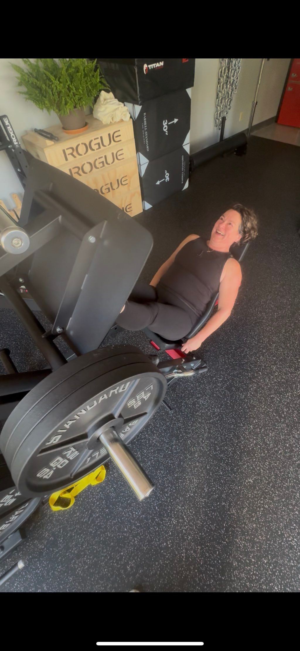 A happy leg day.