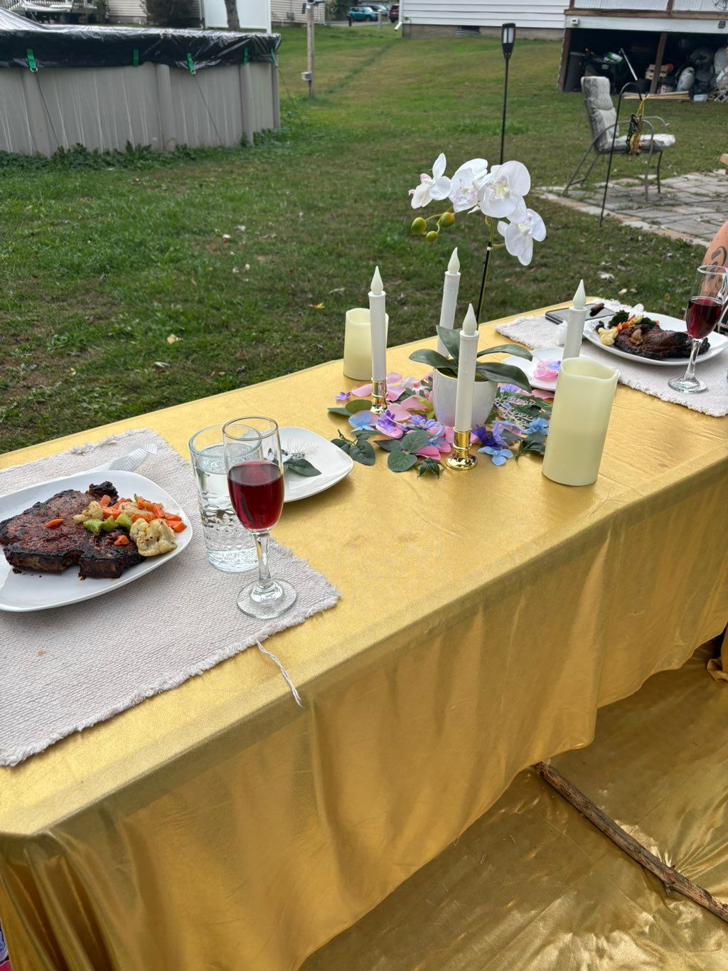 Did a private dinner for a couple they love that