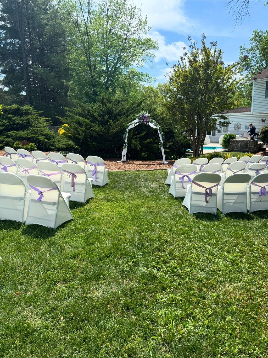 Backyard wedding