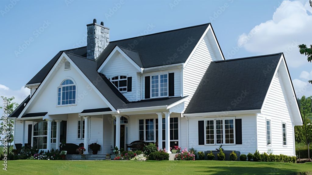 New roof installation