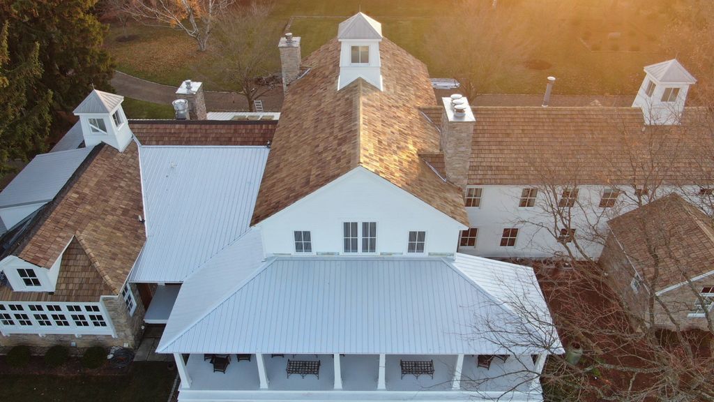 New roof installation