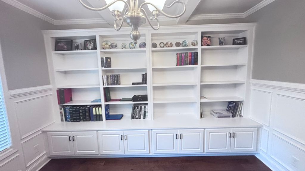 Custom bookshelves for office
