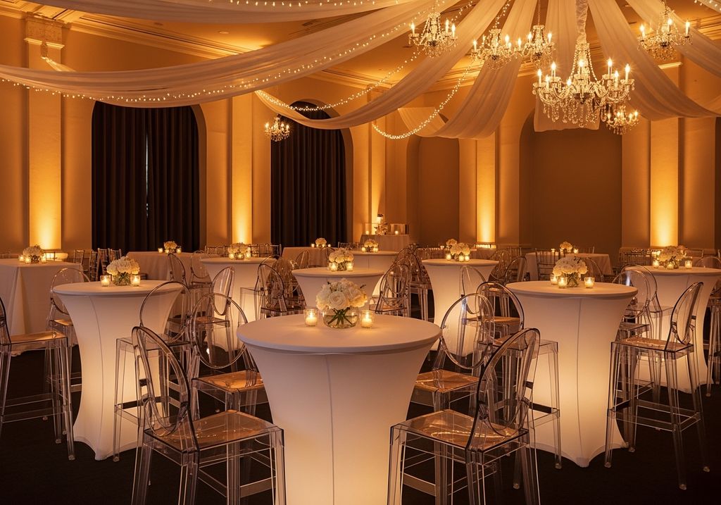 Premium tables, chairs & linens for elegant weddin