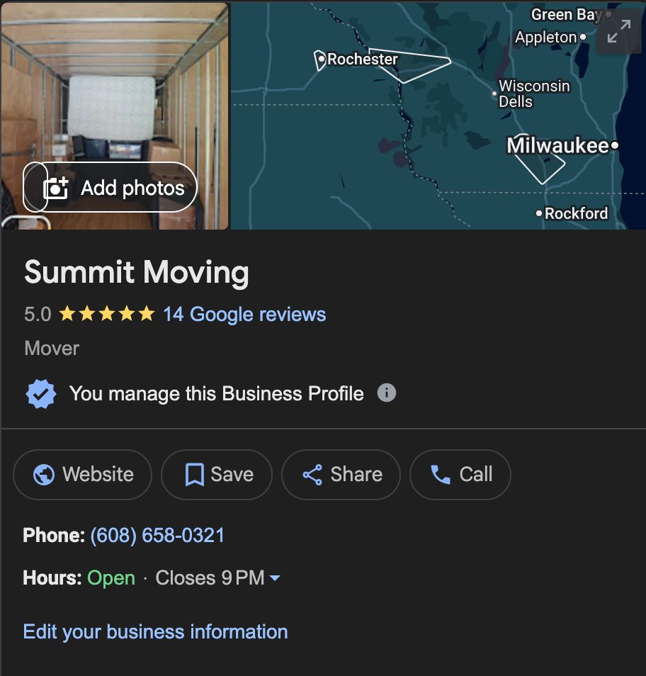 Our google profile