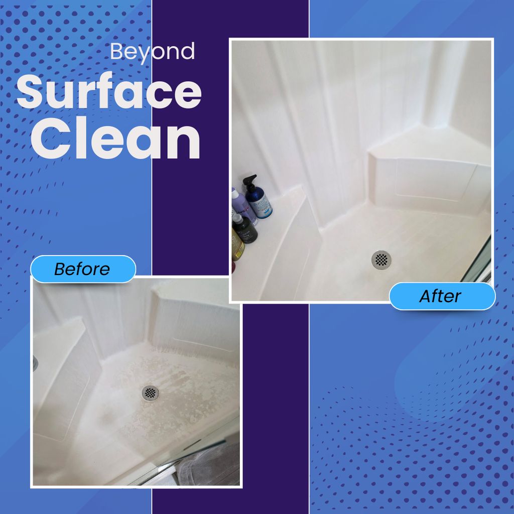 Tough Shower Grime gone with Calcium, Rust & Lime 