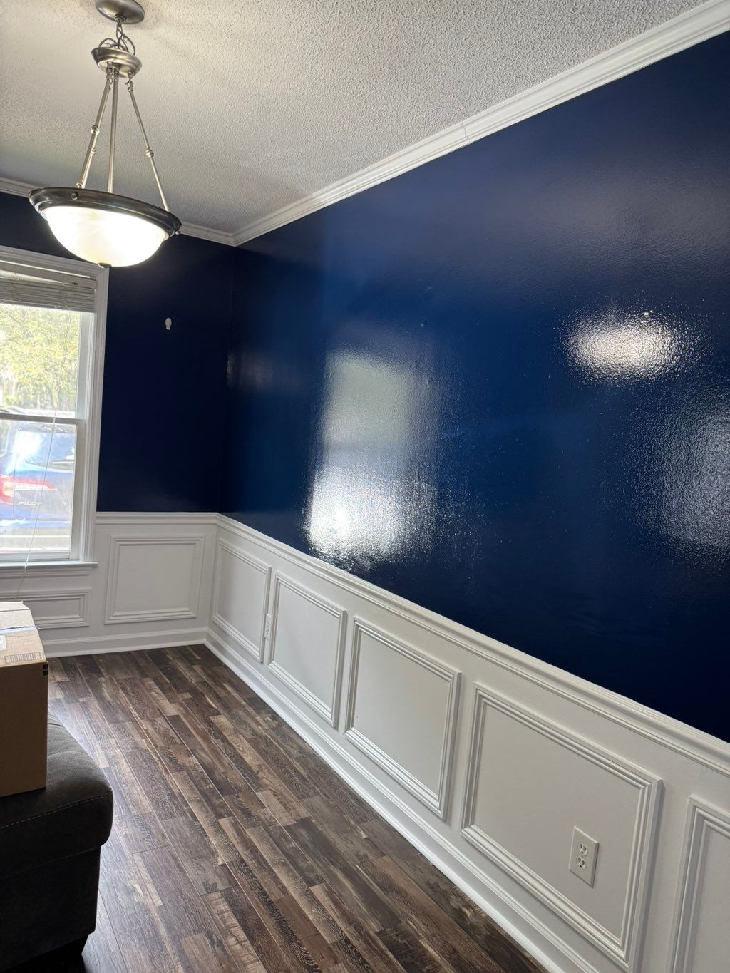 2coats of paint on walls 