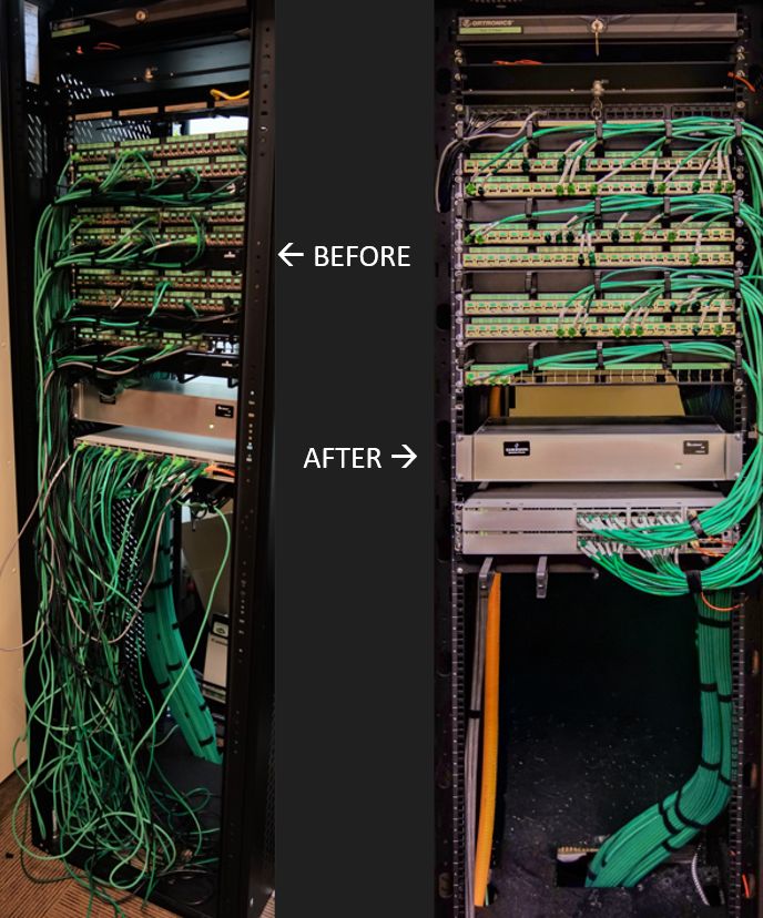 Removed the existing switch and configured 2x new 