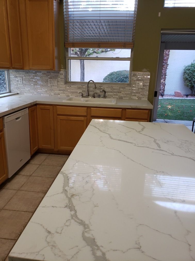 Countertop and backsplash