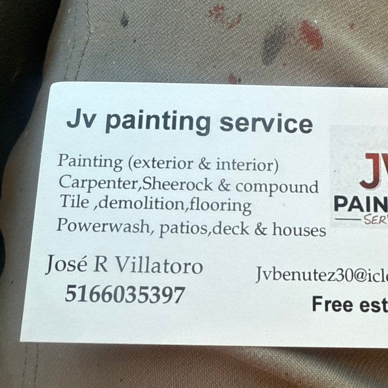Jv painting services.516”603’53-97.