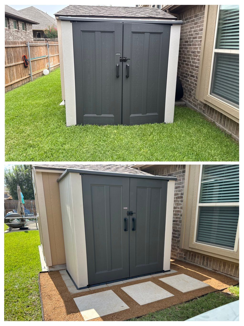 Shed pad