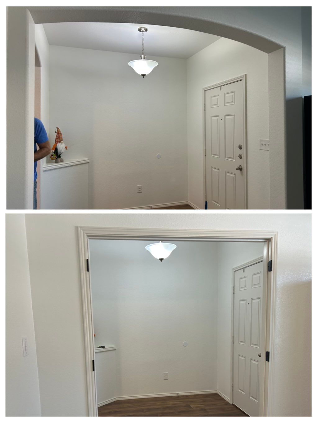 Conversion with French doors Patio