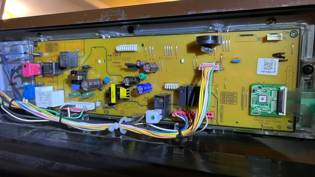 Samsung oven not responding to touch panel. Replac