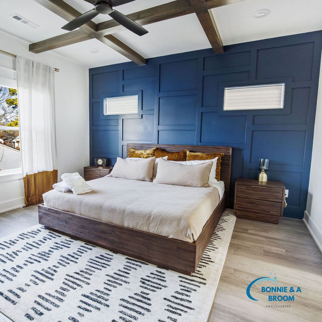 finished master bedroom