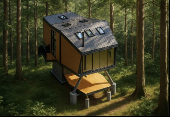 Elevated Lake Cabin - New Construction