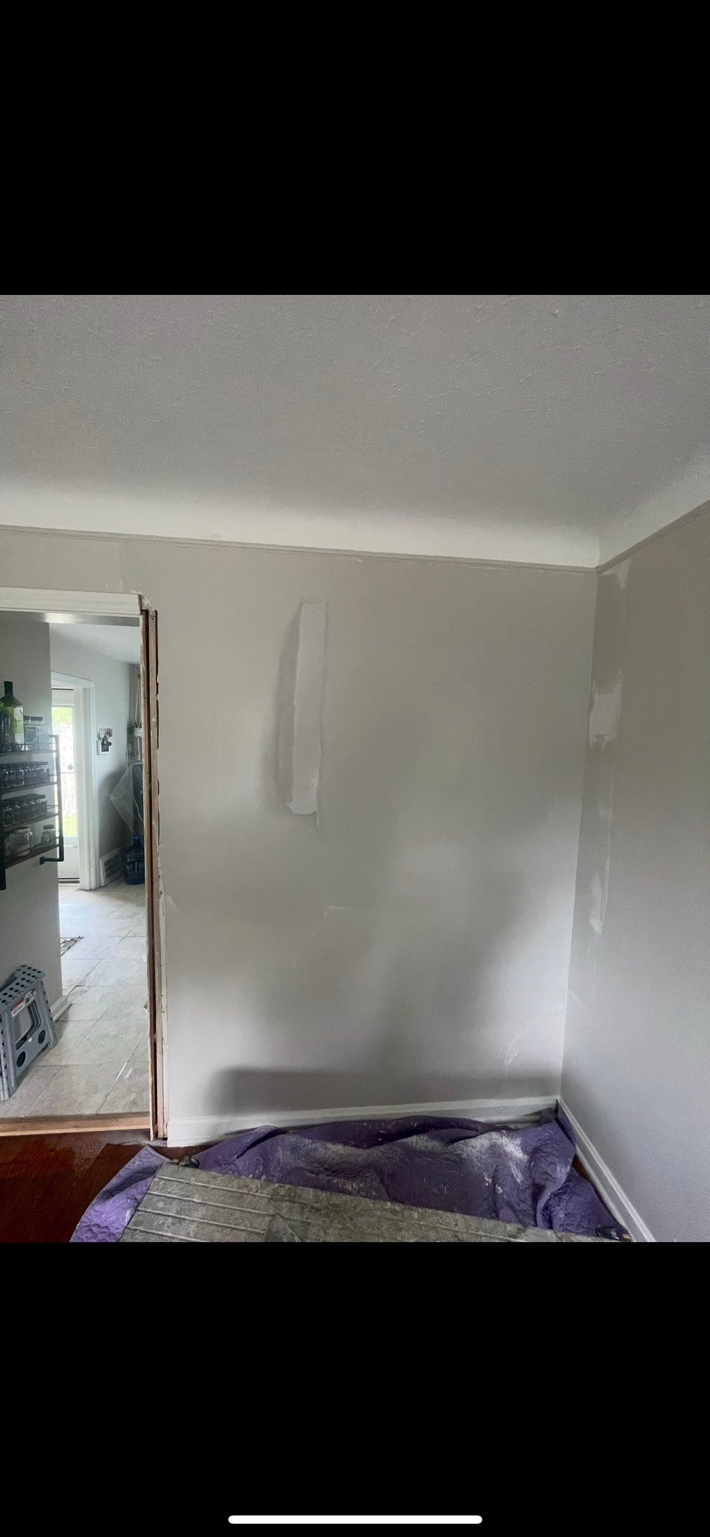 AFTER. WALL PATCH AND REPAIR