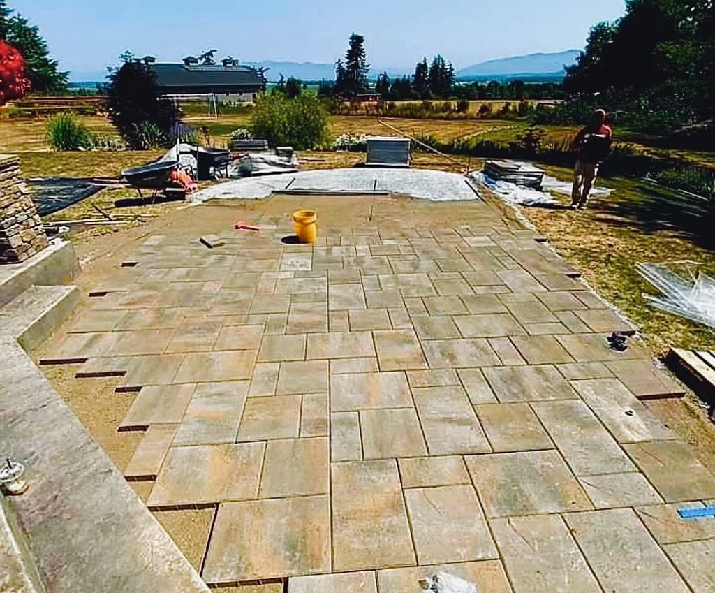 New Paver Patio Installation 