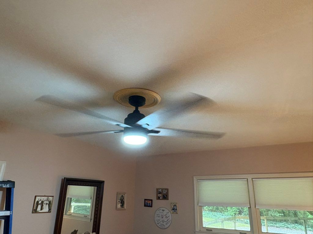 Install ceiling fan 