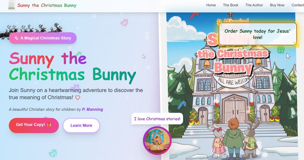 Sunny the Christmas Bunny (Book Sales)