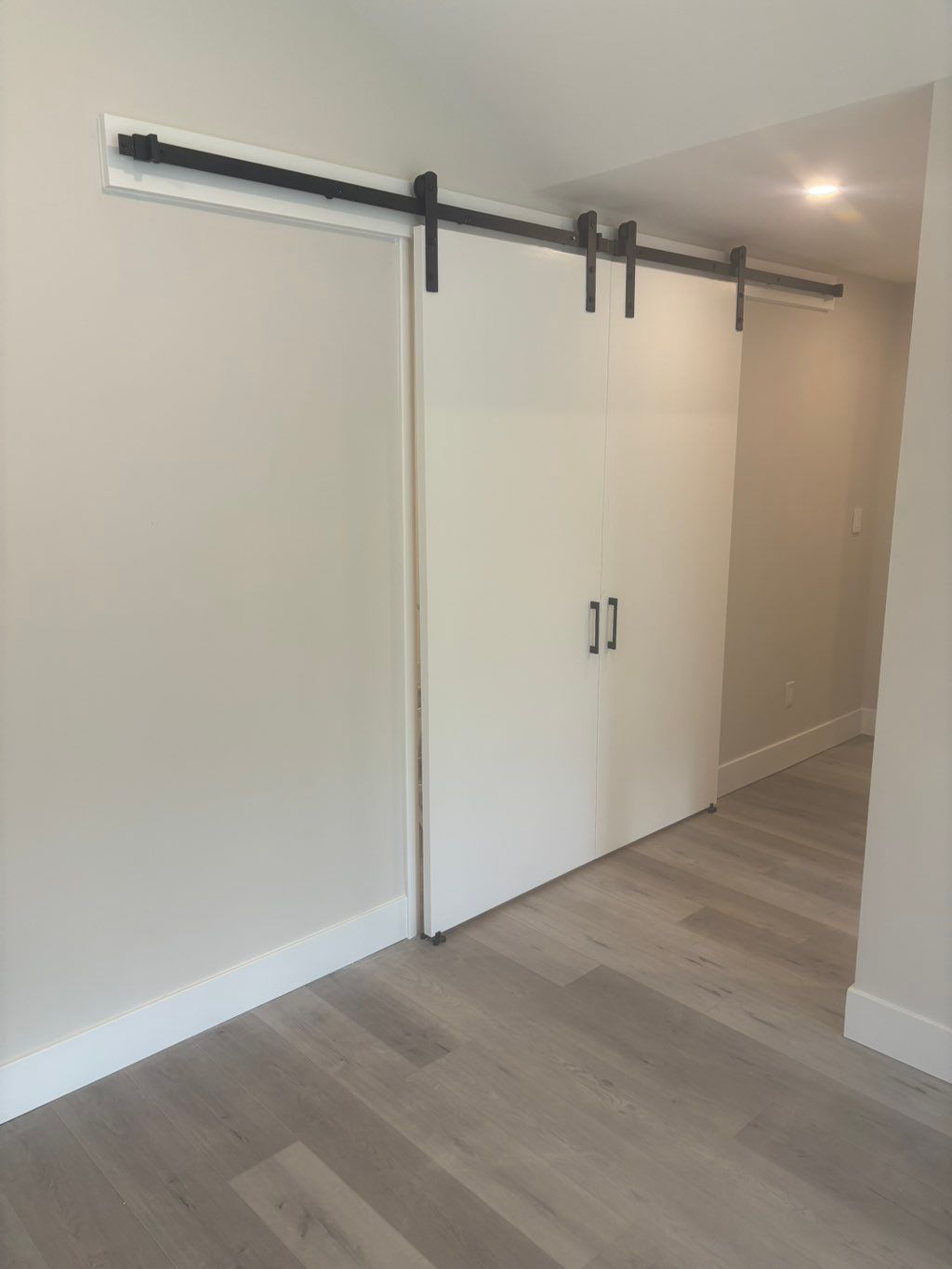 Barn Door Installation – Double Sliding Doors