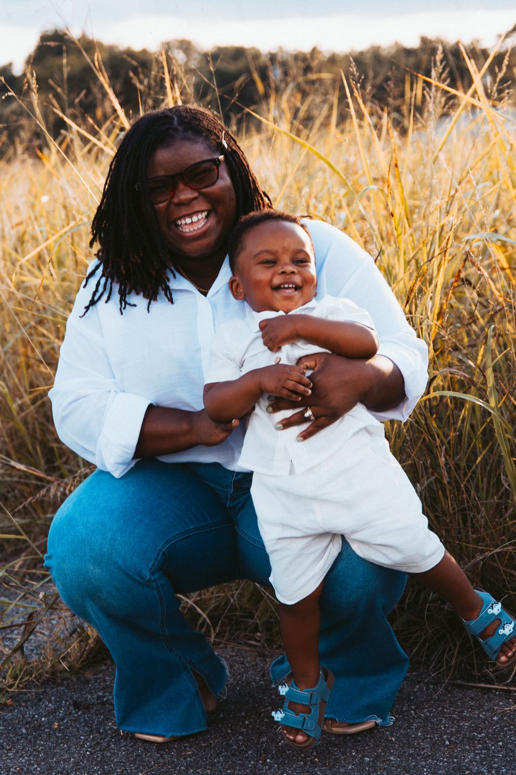 Family session in East Nashville
